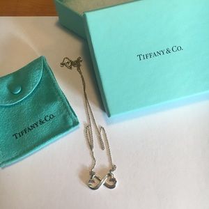 Tiffany and Co Infinity Heart pendant necklace